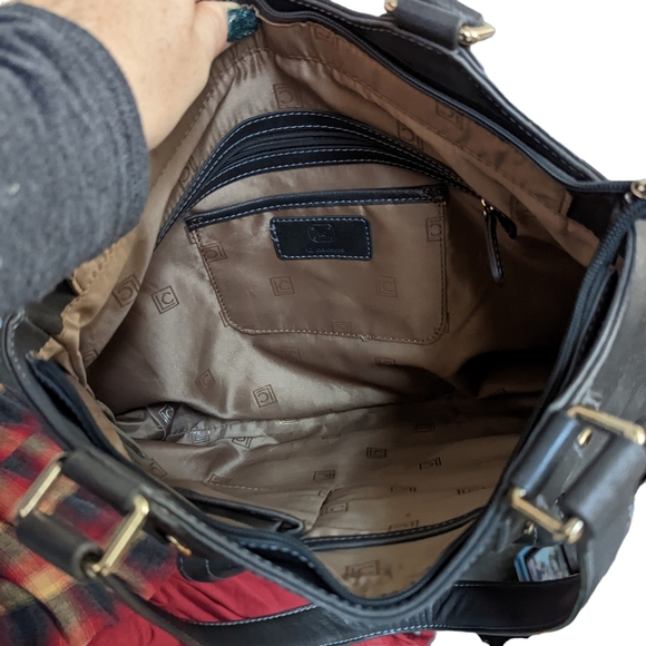 Liz Claiborne Dark Grey Large Shoulder Bag - Picture 6 of 13